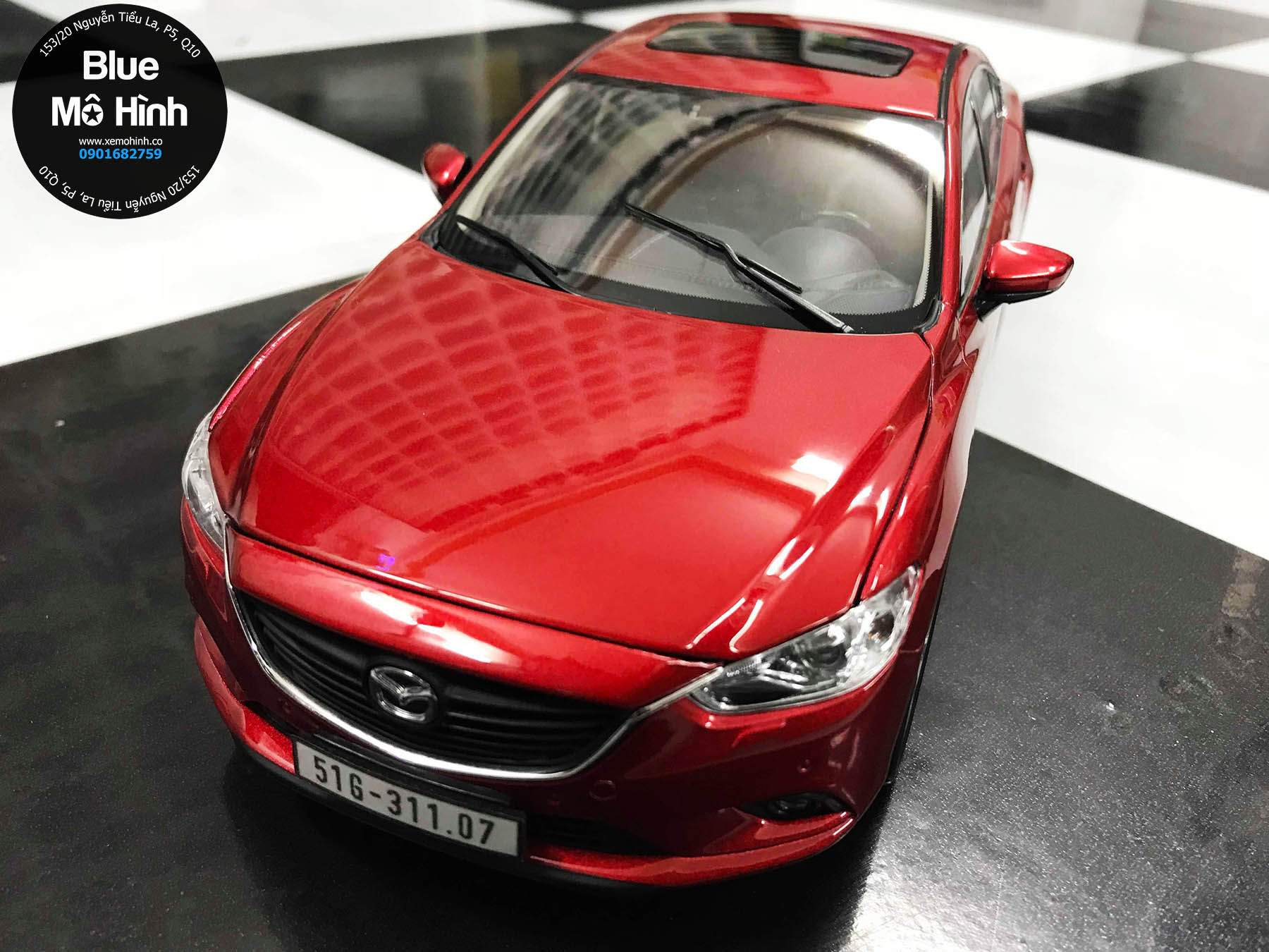 Mô hình xe Mazda 6 2019 118 Dealer  banmohinhtinhcom