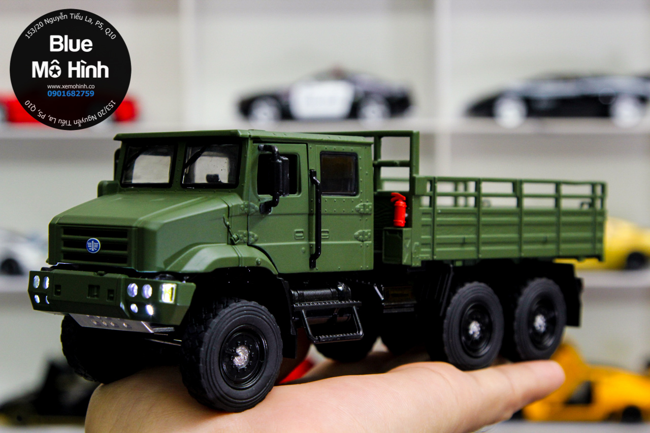 Xe mô hình xe tải quân đội off road tỷ lệ 1:32 - Blue Mô Hình