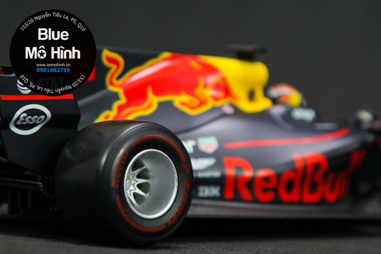 Xe mô hình xe đua F1 Red Bull Racing Bburago 118 Blue
