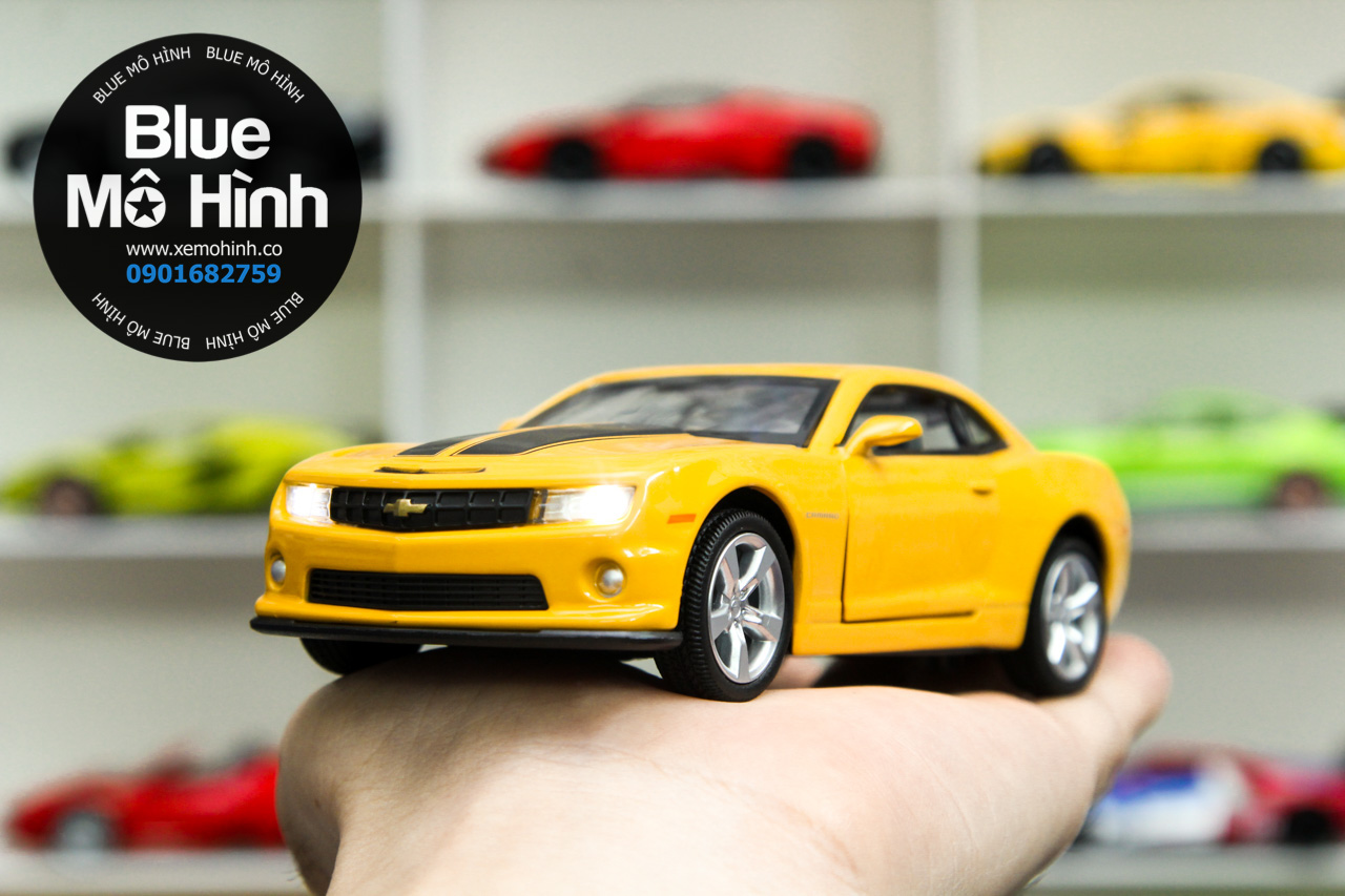 Xe mô hình Chevrolet Camaro Bumblebee 1:32 - Blue Mô Hình